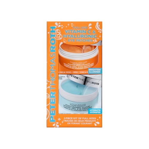 Peter Thomas Roth | Full-Size Vitamin C & Hyaluronic Eye Patches 2-Piece Kit