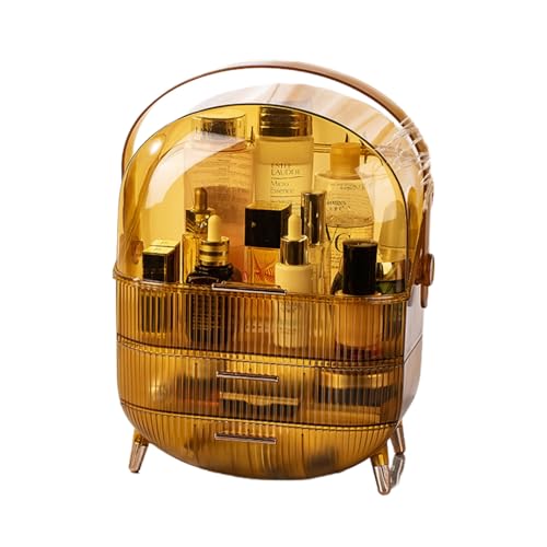 Make up Organizers and Storage, Cosmetics Skincare Organizers with Lid & Drawers, Bathroom, Gifts for Women