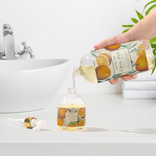 ROMIIE ZOI Liquid Hand Soap Refill, Citrus Zest, Gentle & Moisturizing Formula, 750 ML/ 26 FL OZ