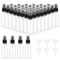 220PCS Mini Clear Spray Bottles Bulk ? Fine Mist Empty Travel Containers with Funnels, Refillable Liquid 1oz Plastic Sprayer for Perfume Essential Oils Toner, Pocket Size Makeup Kit