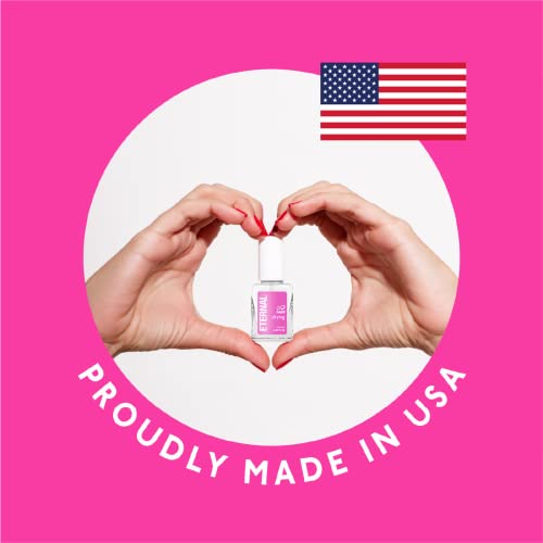 Eternal Nail Polish set (So Pink), 100% pure acetone, and Fast drying top coat.