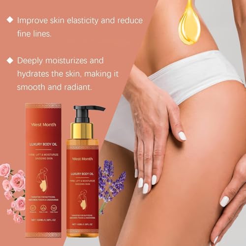 Body Firming Oil, Hydrating and Firming Skin for Women Full Body Use| Nourishes Skin,Reduces Fine Lines,Improves Elasticity (2, red)