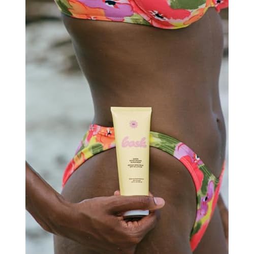 Bask Suncare SPF 50 Sheer Moisturizing Sunscreen Lotion - Broad Spectrum UVA/UVB Protection, Dermatologist Recommended, Hydrating, Lightweight & Non-Greasy, Travel Size (Value Pack of 3)