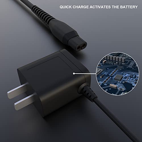 4.3V One Blade Charger Compatible with Series QP2520, QP2520 / 90, QP2520 / 70, QP2520 / 72 All-in-One Grooming Trimmer & Hybrid Electric Razor A00390 Power Cord Supply Charger
