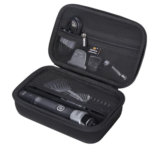 Aproca Hard Case Compatible with Philips NorelcoSeries 3000 5000 MG3740/40 MG3750/50 MG5970/49 Men's Electric Trimmer Shaver, Storage Portable Bag for Accessories (Case Only)