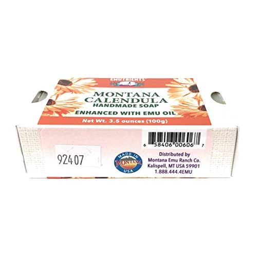 Montana Emu Ranch - Montana Calendula Handmade Soap 3.5 Ounce Bar