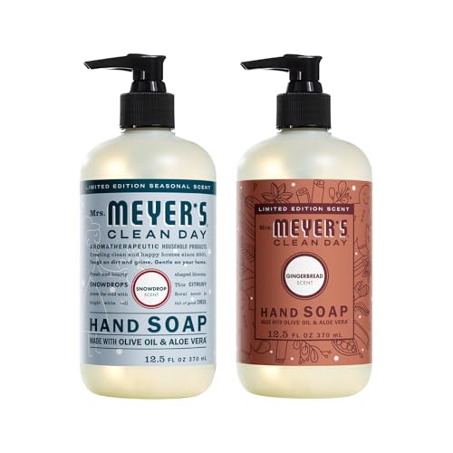 Mrs. MEYER'S 12.5 Oz (Snow Drop + Gingerbread)