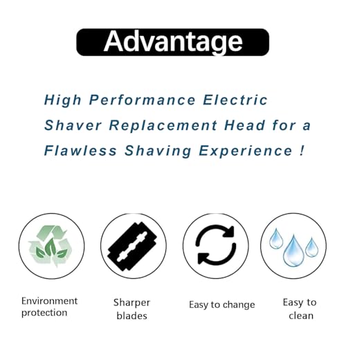 Series 8 Shaver Replacement Head Compatible with Braun Series 8 Replacement Blade, 83M for Braun S8 Replacement Head, Series 8 Wet&Dry Electric Razor Models 8340s 8350s 8370cc