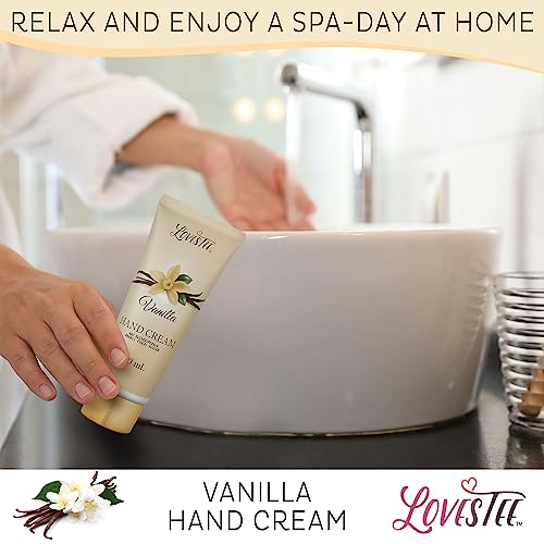 Christmas Gifts, Spa Basket for Women, Vanilla Bath & Body Set, Christmas & Birthday Gift, Includes Shower Gel, Body Lotion, Hand Cream, Body Scrub, Message Oil, Candle, Eye Mask, Confetti