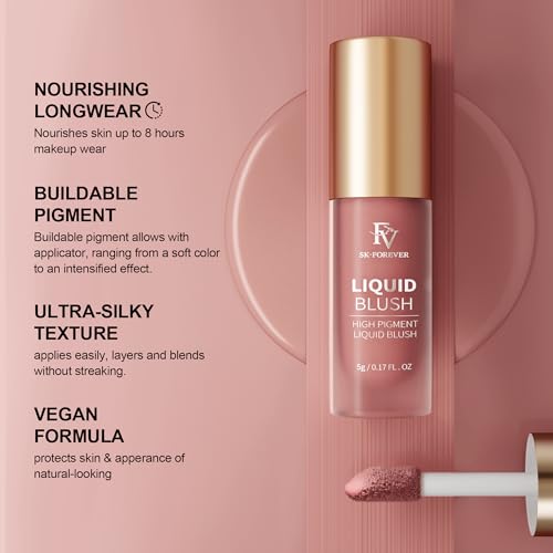 FV Liquid Blush and Cream Eyeshadow Stick, Long Lasting & High Pigmented for All Skin Types