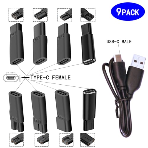 10PCS USB C Power Cord Replacement Charger USB Adapter Compatible with a Variety of Electric Hair Clippers, Beard Trimmers, Shavers, Desk Lamps,Purifiers, HQ8505 Charging Cable