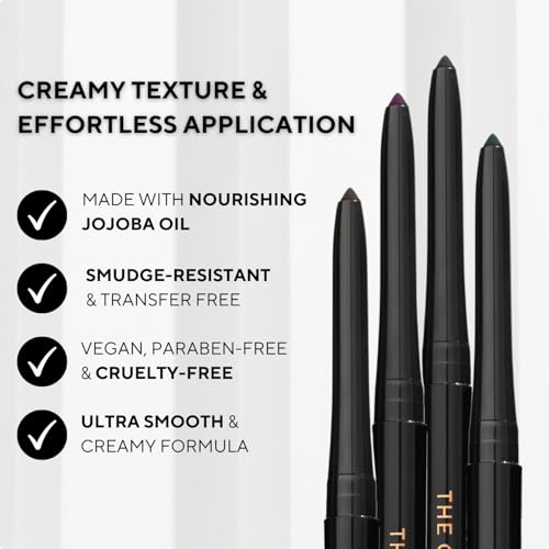 Shades By Shan The Gel Eyeliner, Long-Lasting Smudge-Proof Formula, Vegan, Black Tea