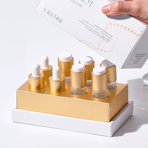 Vita-Shot Vitamin C Ampoule ? Vitamin C Face Serum with Ectoine & Glyceryl Glucoside, Korean Skincare Ampoule for Daily Use
