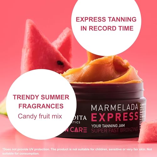 Sun Care Marmelada Tanning Accelerator | For Quick and Intense Tan | with 100% Organic Coconut Oil, Karit? and Cocoa Butter | Silicone-Free | Vegan (Express)