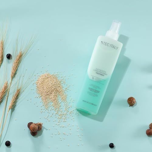 Tec Italy Due Faccetta Giorno per Giorno Two-Phase Leave-In Treatment 300 ml, for Damaged Hair, Restores Moisture, Softens & Improves Manageability, 10.14fl oz (300 ml) | Moisturizing, Damaged Hair, Softens