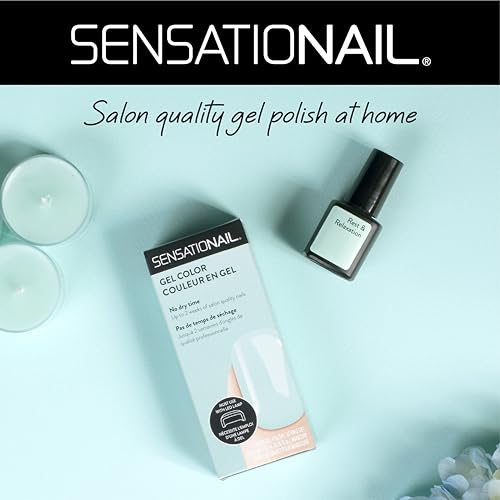 Sensationail Gel Nail Polish Color Kit, UV Everyday Multicolor Gel Nail Colors, Salon Quality, High Shine, Glossy Finish, Durable & Fast-Curing, Long Lasting, 10 Piece Giftable Set