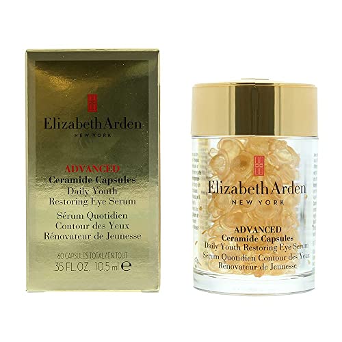 Elizabeth Arden Advanced Ceramide Eye Serum Capsules, Youth Restoring Daily Skin Care, 60 Count