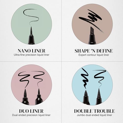 Absolute New York Super Slim Angled Tip Double Ended Liner (Duo Stroke)