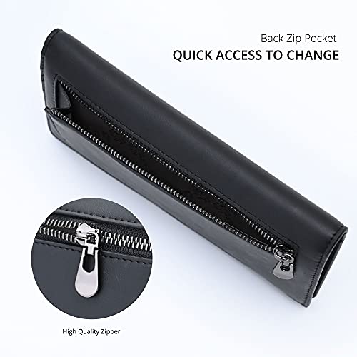 Ultra Slim & Compact Wallets for Women (Black£©