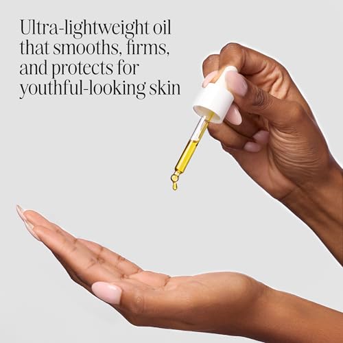 COOLA Firming Face Oil, SPF 30, Organic Lightweight Hydrating Sunscreen Oil with Bakuchiol, Vitamins C, D, E, Sea Buckthorn & Moringa Oils, Firms & Smooths Skin, 1.1 Oz
