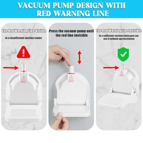 Foldable Shower Foot Rest for Shaving Legs|Reusable Foot Pedal with Strong Suction Force | Shower Step with Anti-Slip Pedal | Shower Stool for Pregnant Woman & Back Pain Suffers