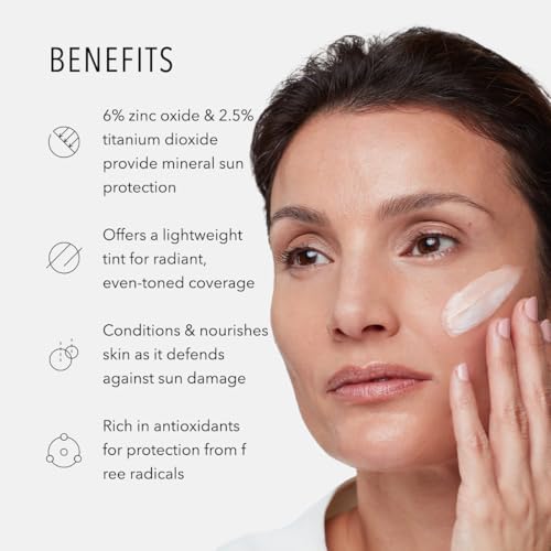 HydroPeptide Solar Defense Tinted Moisturizer with Sunscreen, SPF 30 Face Antioxidant 1.7 Ounce