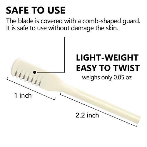 Seki Japan Nose Hair Trimmer Clipper Cutter Safety Protected Razor Hair Removal (Pack of 10 Pieces)