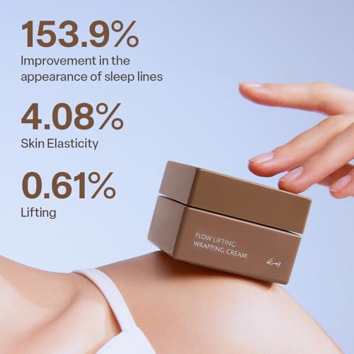 KOY Flow Lifting Wrapping Cream, Anti Aging Face Moisturizer, Face Firming Cream, Lifting Skincare, Reduce Wrinkles, Radiant Skin with Volufiline & Botanical Extracts for All Skin Types, 1.69 fl oz