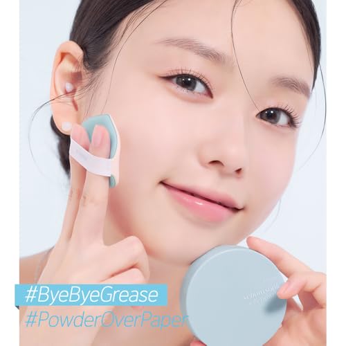 ETUDE Sebum Soak Jelly Pressed Powder makeup setting powder oil control, matte finish for oily and combination skins
