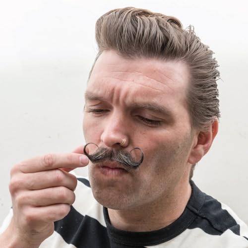 ZEUS Mustache Styling Wax for Men, Water-Based Formula with Mega Hold for a Refined, Long-Lasting Look (Made in Germany) 0.34 Fl. Oz.