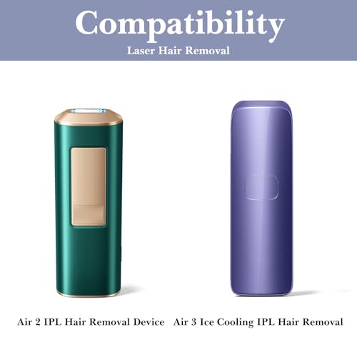 Linkidea Hair Removal Device Storage Case, Women's Travel Shaving Kit Organizer Compatible with Air 3 IPL Device, Portable Waterproof Pouch for Traveling (Purple)