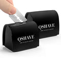 QSHAVE Blade Disposal Case Safe Storage Bank for Used Safety Razor Blades 2 PCS