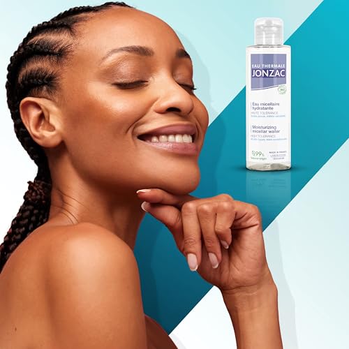 Eau Thermale Jonzac 99% Organic Micellar Water - Natural Eye & Face Makeup Remover - Hydrating Thermal Water - for Sensitive Skin - Non-Toxic - Agua Micelar Org?nica - Travel Size - 3.38 Fl Oz