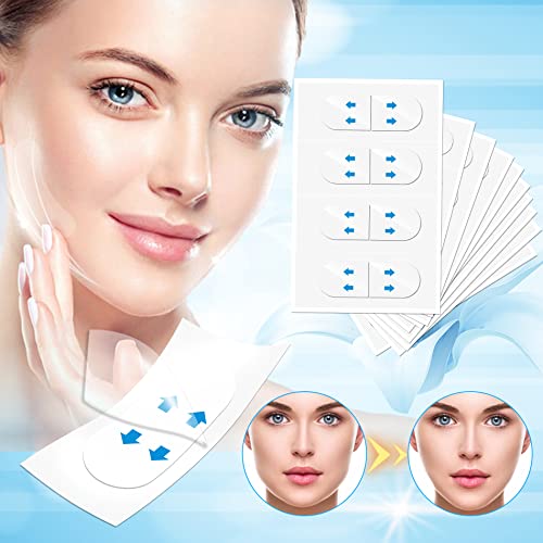 Face Lift Tape ? 144 PCS Invisible Face Tapes for Instant Lifting & Loose Skin Tightening Strips for Women? Face,Neck,Jowls,Eyes Sagging Skin,Wrinkles & Double Chin ? Facial Tape for Wrinkle Patches