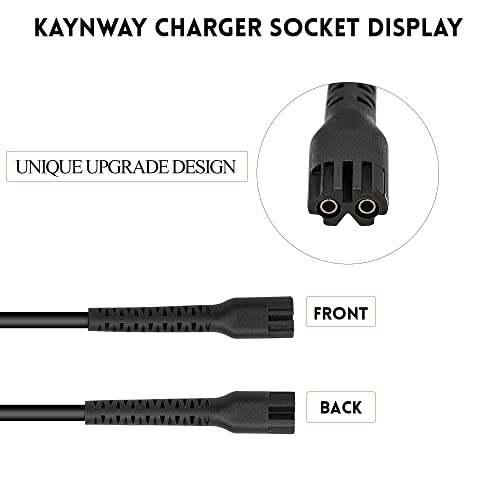 for Wahl Cordless Clippers Charger, Professional Replacement 4V Clipper Charger Cord for All Wahl Magic Clip Senior Sterling-4 Designer 5-Star 8164 Finale Shaver (New and Old Versions)