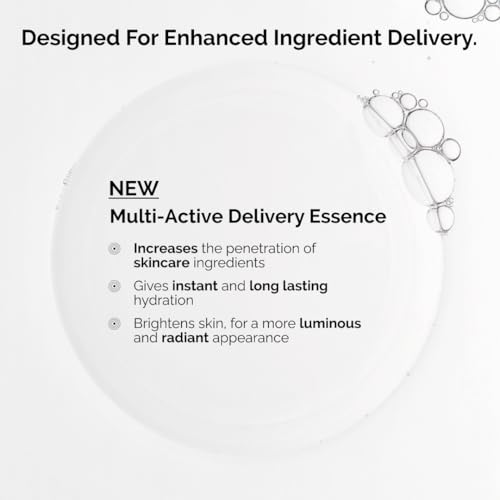 The Ordinary Multi-Active Delivery Essence, Hydrating & Brightening Skincare Face Primer for Softer and Smoother Skin, 3.4 Fl Oz