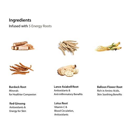 BLITHE Vital Treatment 8 Nourishing Beans & 5 Energy Roots travel size - Korean First Essence with Anti-aging & Moisturizing benefits, Firm & lift Saggy Skin & Replenish Dull Dry Skin
