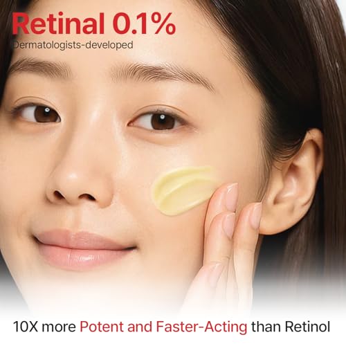 Dr.Different VITALIFT-A Forte Retinal 0.1%, Intensive Anti-Aging Cream for Wrinkle Reduction, Skin Elasticity, Lifting, Firming with Vita A, K-Skincare made by Korean Dermatologist. 0.7oz