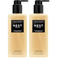 NEST New York Liquid Soap, Himalayan Salt & Rosewater - 10 fl oz - Cleanses & Nourishes Skin - Approx. 300 Pumps Per Bottle - Gluten Free & Cruelty Free (Pack of 2)