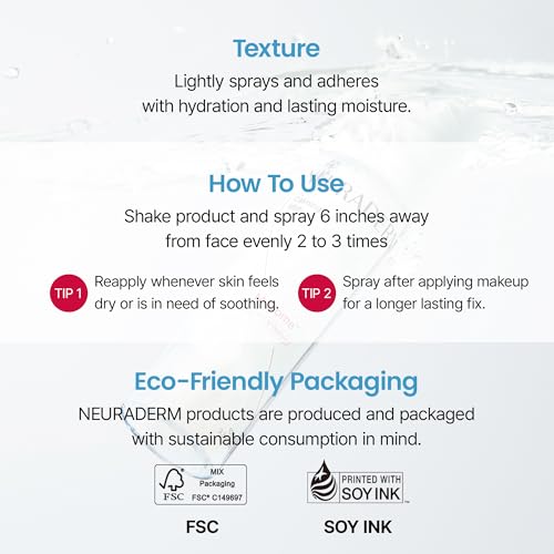 Calming Mist, Soothing Hydrating Facial Spray Makeup Fixer for All Skin Types with Ceramide to Restore Skin Barrier and Reduce Puffiness (100ml, 3.38 fl.oz)