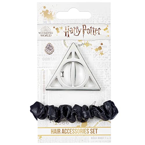 Official Harry Potter Deathly Hallows Hair Accessory Set by The Carat Shop
