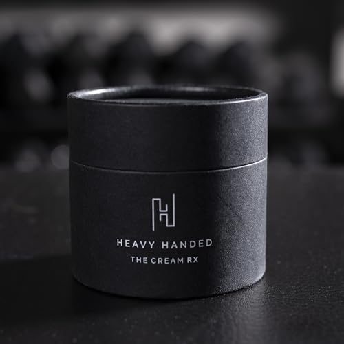Heavy Handed The Cream RX Hand Recovery Cream with Honey & Vitamin E, Fast-Absorbing, Non-Greasy Moisturizer for Dry, Cracked, Overworked Hands
