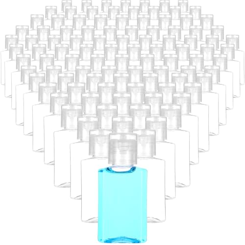 120 Pcs Travel Bottles For Toiletries Bulk, 1 oz/30 Ml Travel Size Containers For Toiletries, Small Clear Plastic Lotion Bottles With Flip Caps, Leak Proof Squeeze Bottle For Shampoo