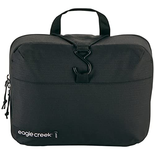eagle creek Pack-It Reveal Hanging Toiletry Kit - Lies Flat or Hangs, with Hanging Hook and Tons of Pockets, Water-Resistant, Az Blue/Grey - One Size