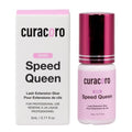 Curacoro Professional Eyelashes Glue - Extra Strong Adhesive for Salon Use, Bubblegum Pink, 0.5-1 Sec Drying Time, 0.17 fl.oz / 5ml - for Trained Lash Technicians Only