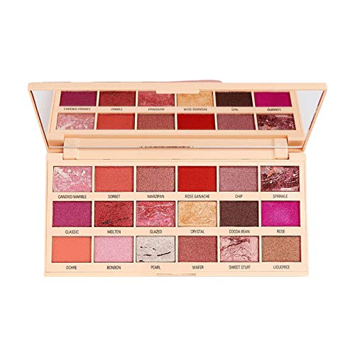 I Heart Makeup Revolution Eyeshadow Palette, Marble Rose Gold Chocolate