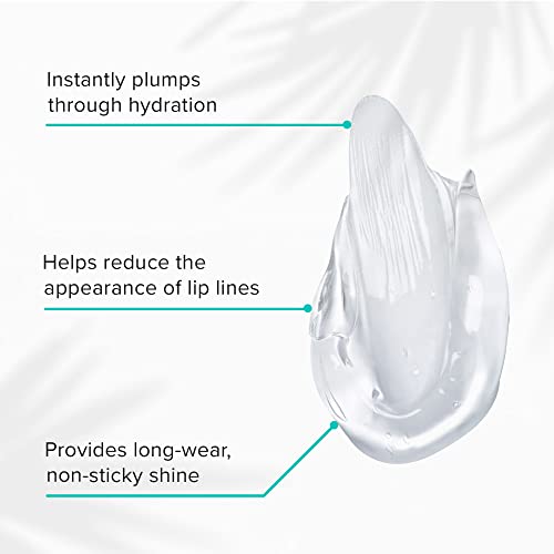 ClarityRx Daily Dose of Water Lip Treatment, Hydrating Hyaluronic Acid Lip Booster, Plant-Based & Natural (0.4 oz)