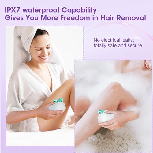 Electric Razors for Women Legs 5D:Magnetic Shaver Heads Waterproof Rechargeable Shaver Multi-Use for Hair Removal on Legs Bikini Body-Green