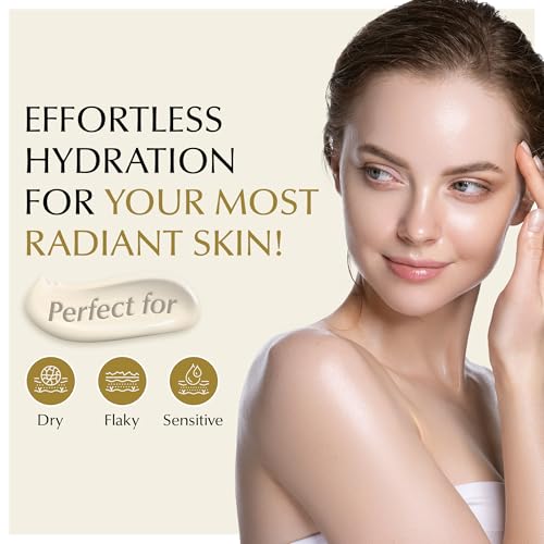 EPILYNX Face Moisturizer Lotion - Illuminating Moisturizer Face Cream for Dry & Sensitive Skin - with Hyaluronic Acid, Aloe Vera, Borage Oil & Peptides - Vegan Cruelty-Free Moisturizing Cream - 30 ml