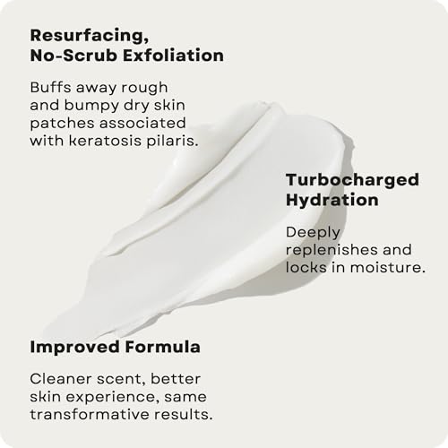 AmLactin KP Bumps Be Gone - Therapeutic Body Cream for Keratosis Pilaris - No-Scrub Exfoliator and Body Moisturizer for Dry Skin with 15% Lactic Acid AHA, 3 oz (Packaging May Vary)